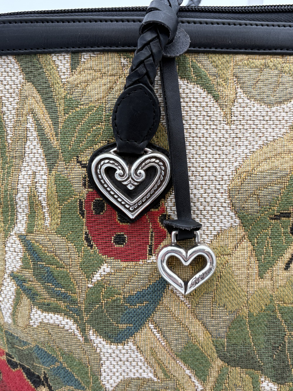 Vintage Brighton Alyssa Ladybug Tapestry Weekender Tote - Picture 3 of 14